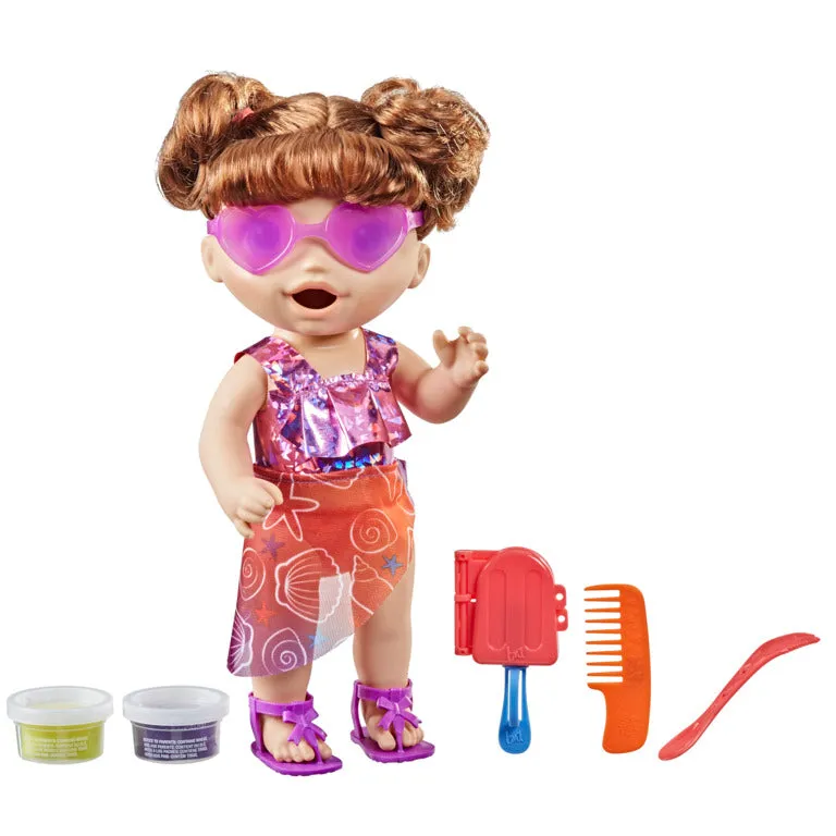 Baby Alive Sunshine Snacks Brown Hair Doll