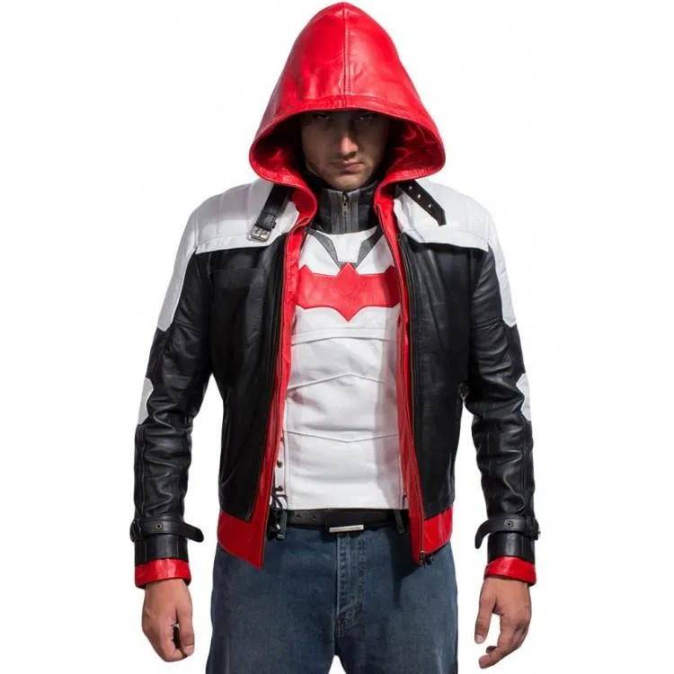 Batman Arkham Knight Red hood Leather Jacket & Vest