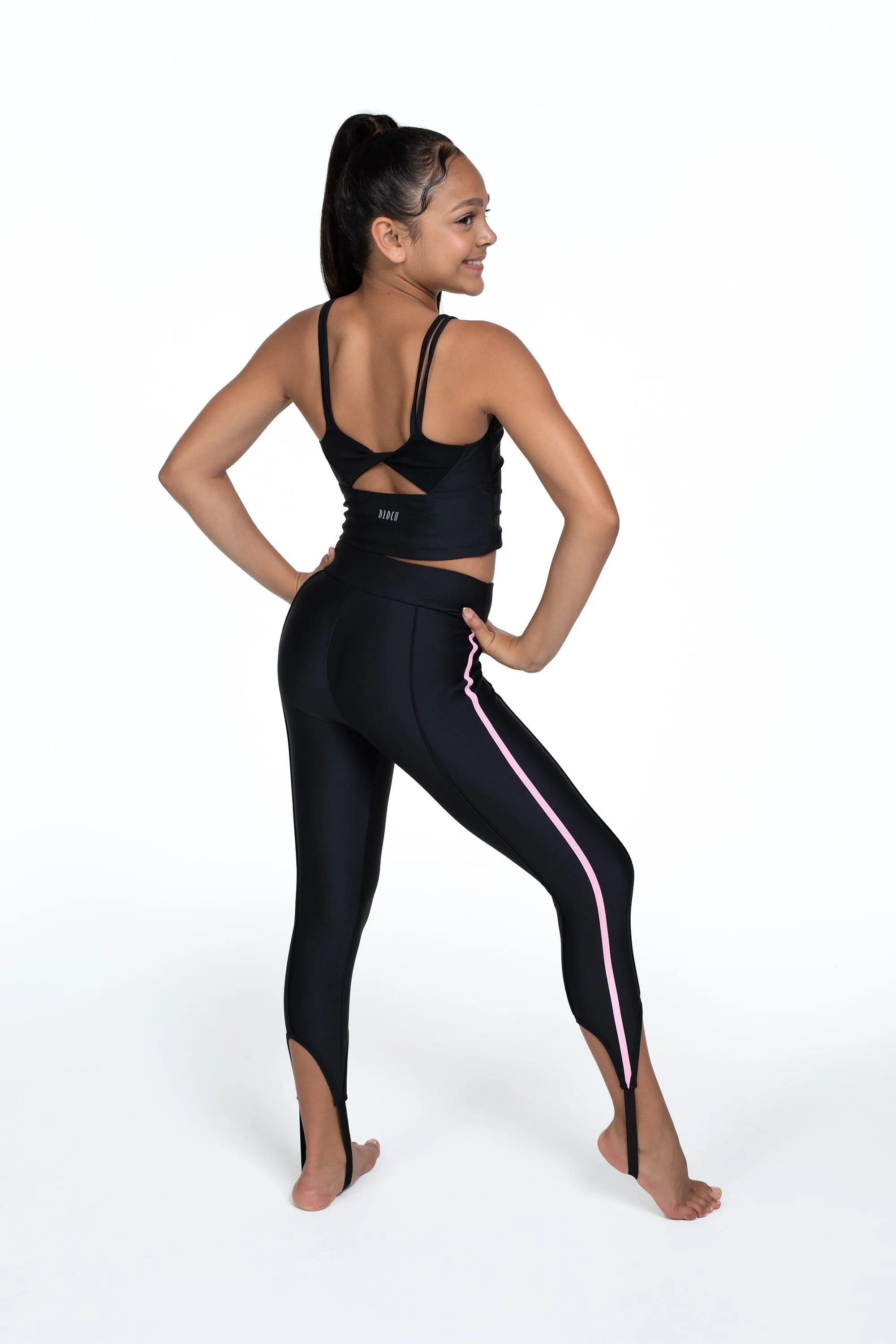 Bloch X Flo Active Lori Mesh Twist Back Top