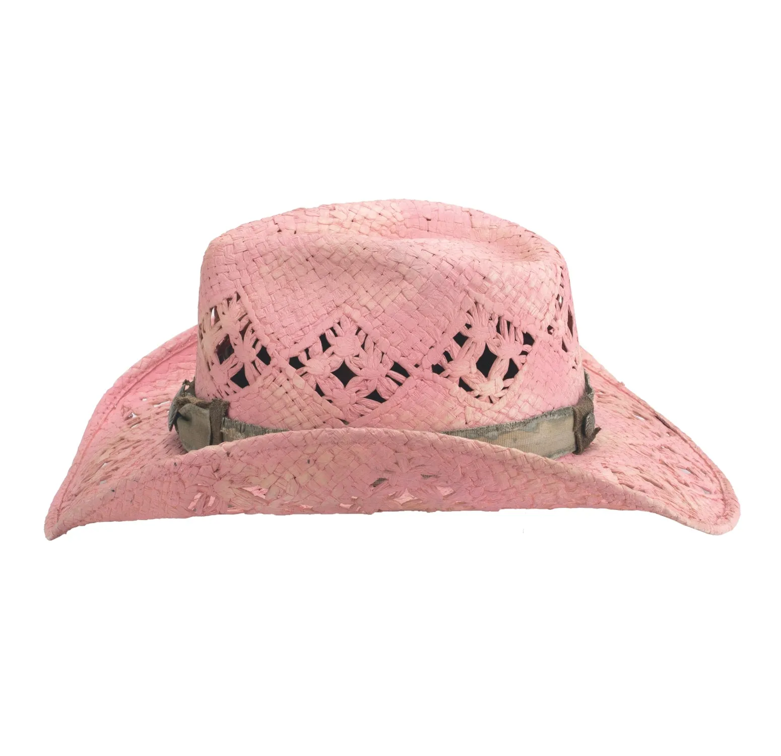 Bullhide Hats Pink Golden Girl Fashion Straw Hat