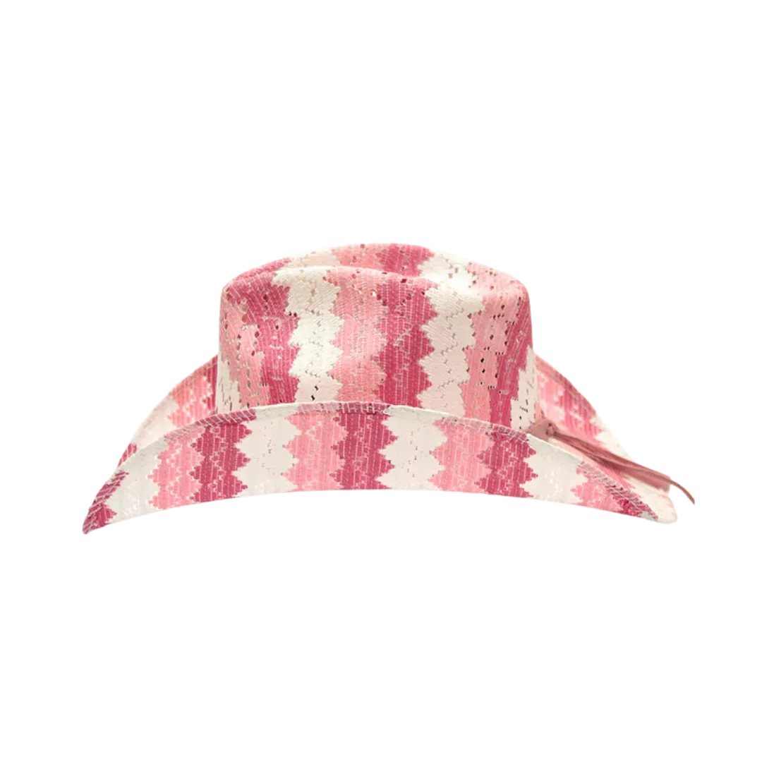 Bullhide Kid's Teenage Dream Western Straw Pink Hat