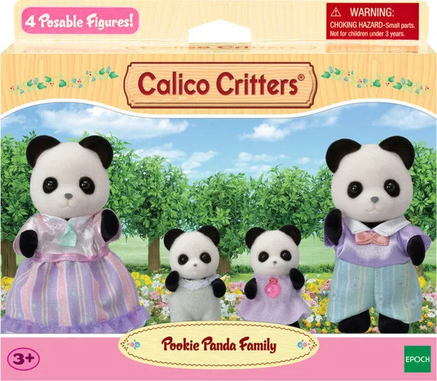 Calico Critters Pookie Panda Family