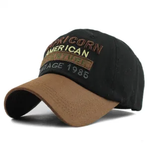 Capricorn American Adventure Vintage Embroidered Baseball Cap