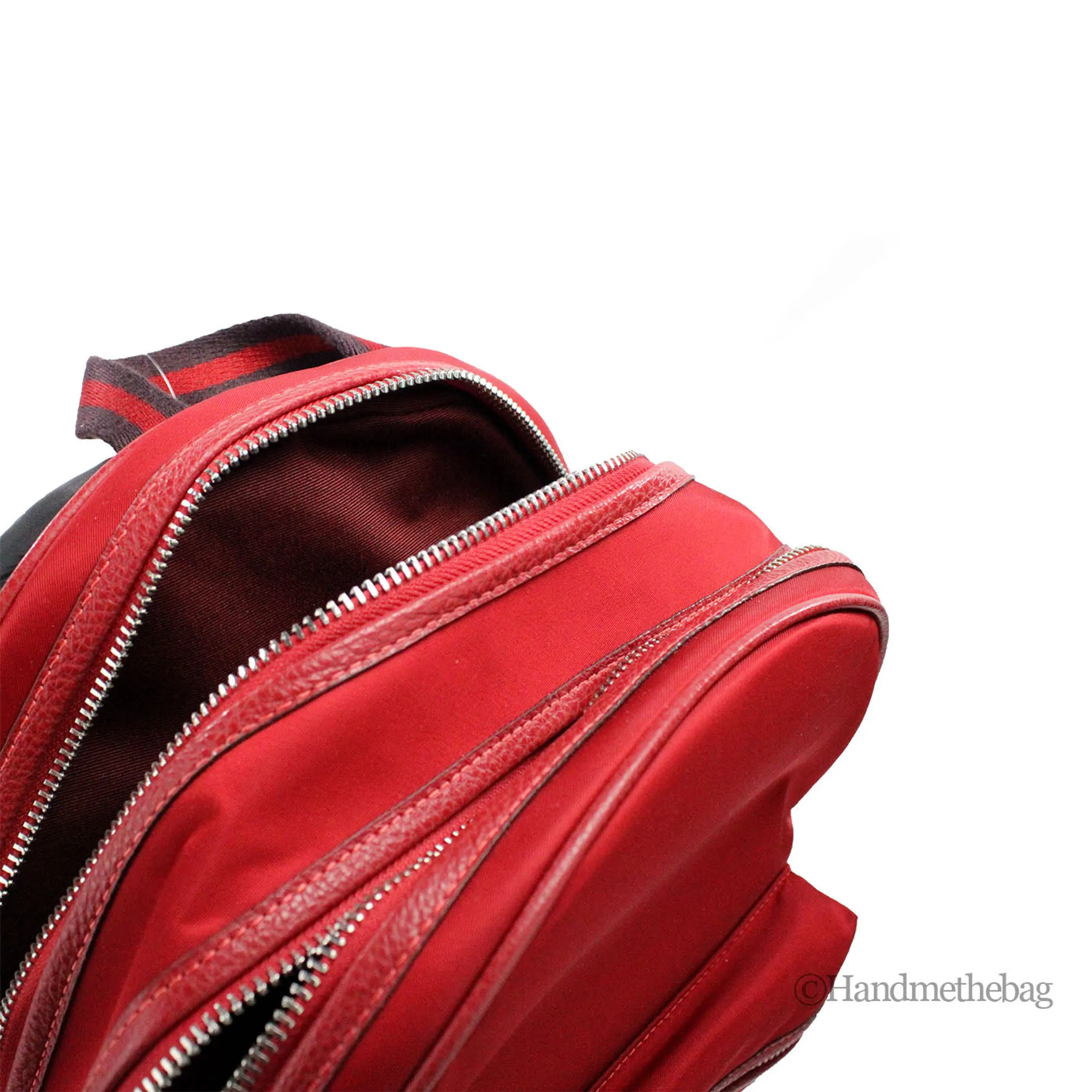 Coach Ellis Medium Nylon 1941 Red Shoulder Backpack