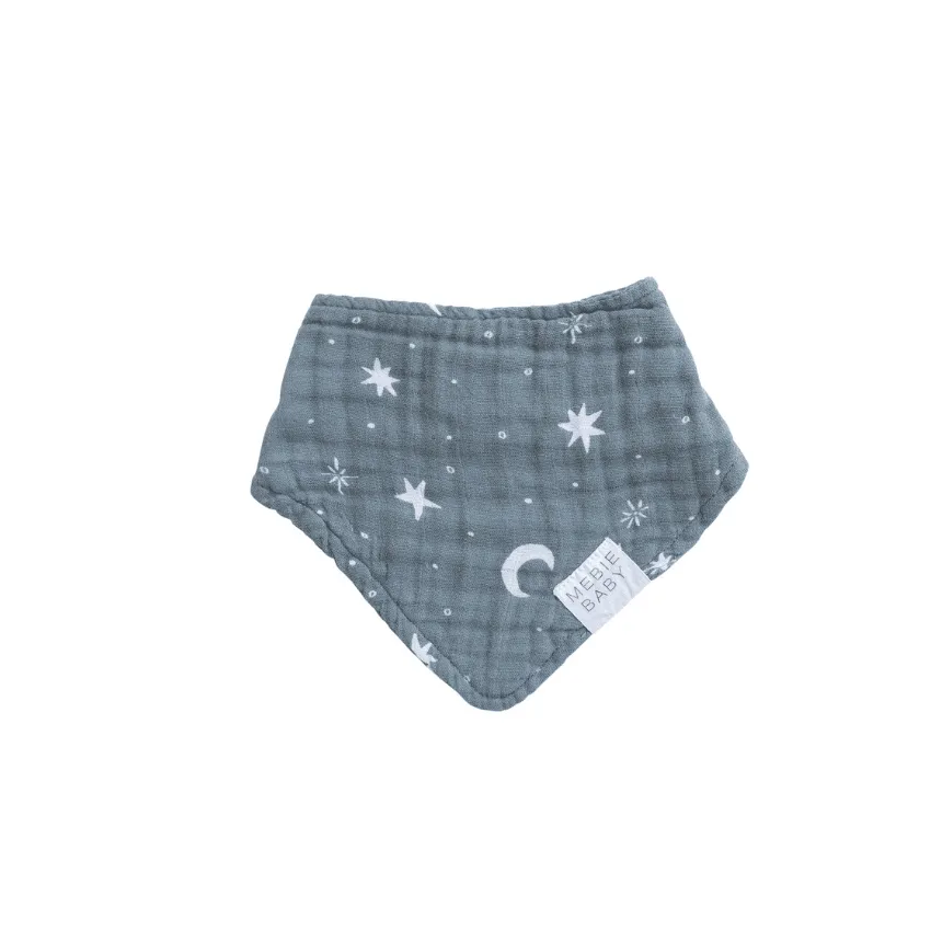 Cotton Muslin Bib, Night Sky