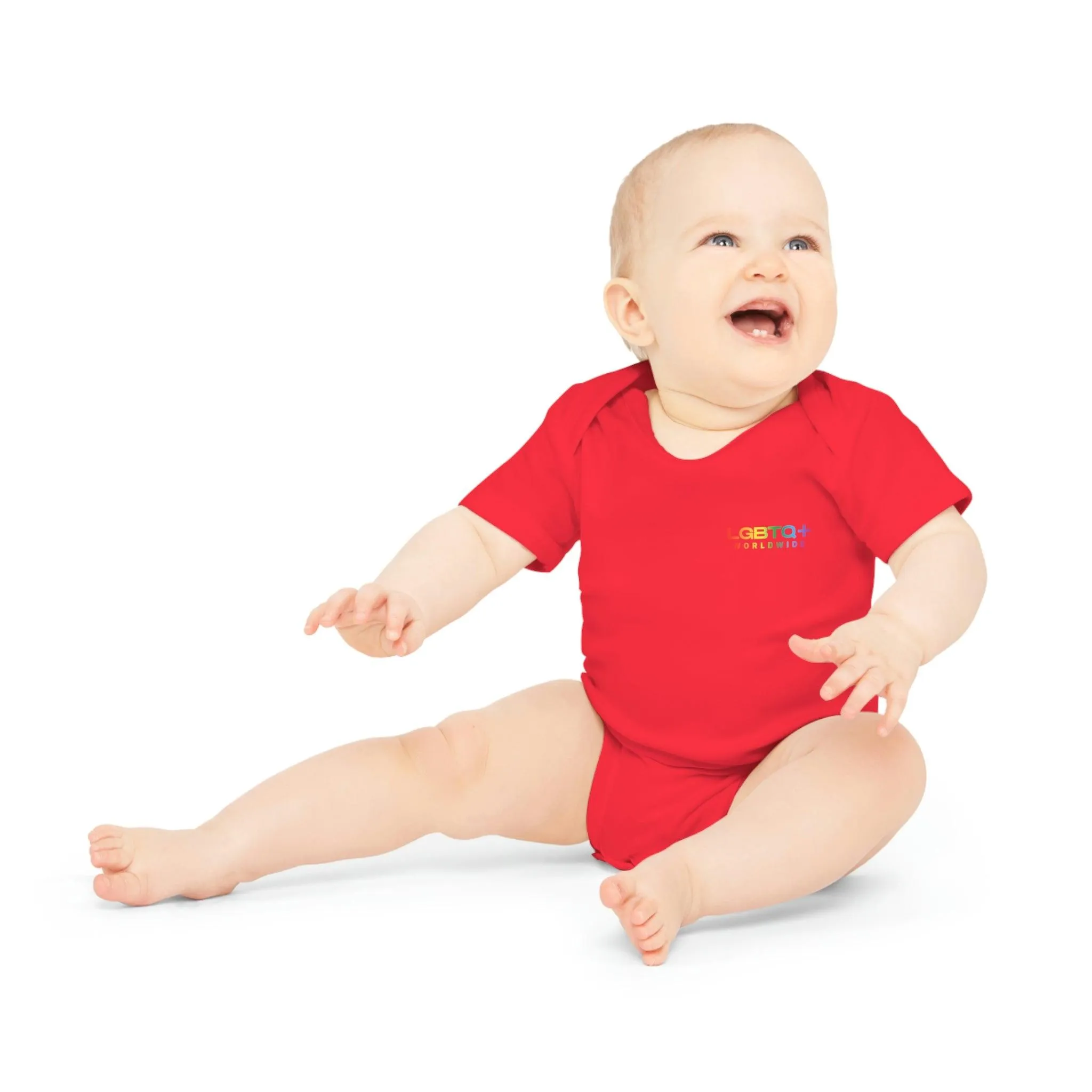 ,,DRAGON" Baby Organic Short Sleeve Bodysuit