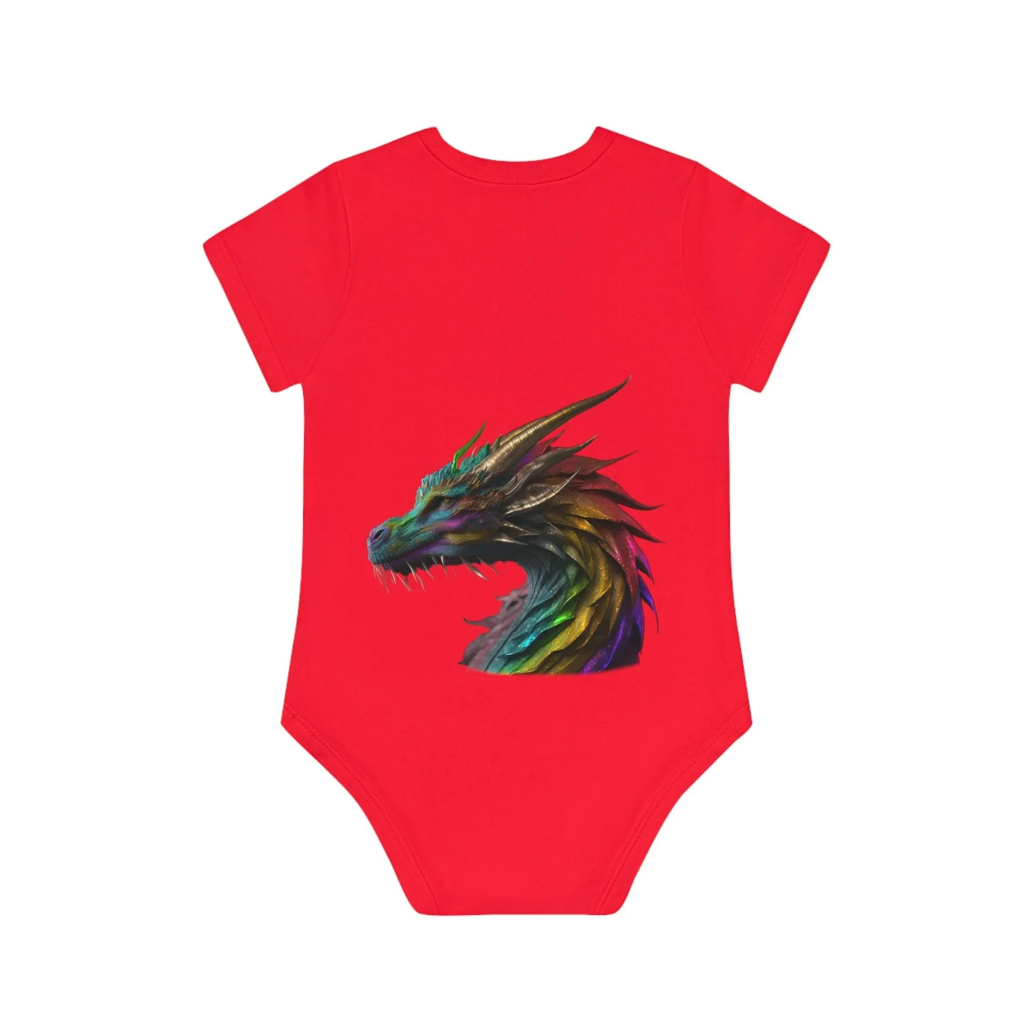 ,,DRAGON" Baby Organic Short Sleeve Bodysuit