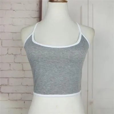 Elegant Crop Top Tank Tops