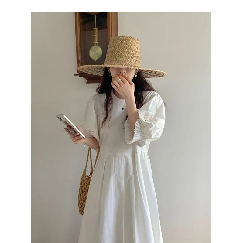 Gentle Bubble Sleeve Dress