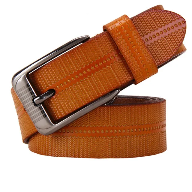 Genuine Leather Belts For Women Fashion Pin Buckle Woman Belt