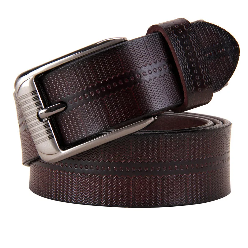 Genuine Leather Belts For Women Fashion Pin Buckle Woman Belt