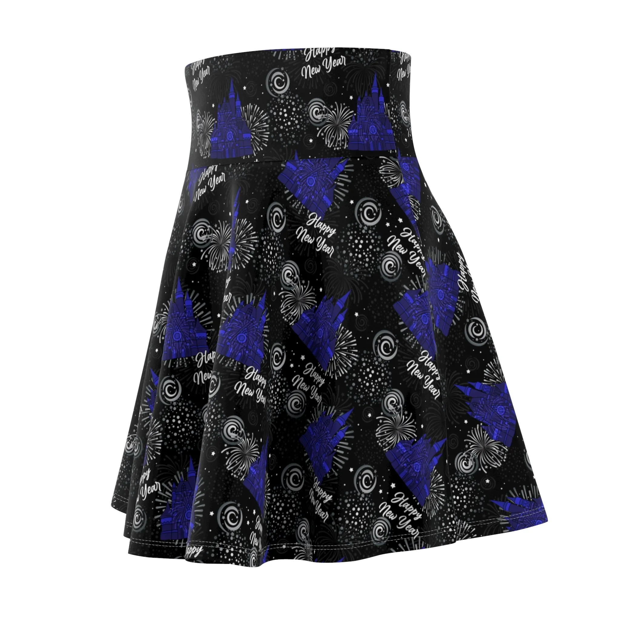 Happy New Year Women's Skater Skirt