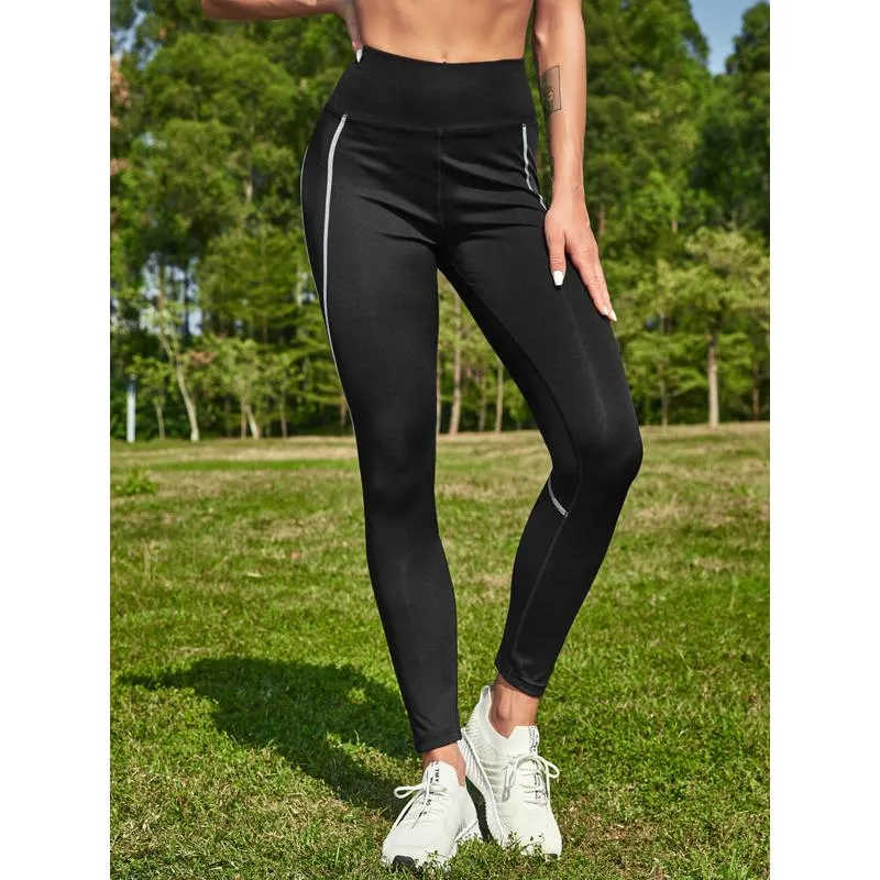 High-Waisted Yoga Tight-Fitting Elasticity Slimming Fitness Sports Leggings