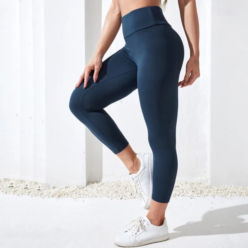 High-Waisted Yoga Tight-Fitting Sports Fitness High Elasticity Running Sports Leggings