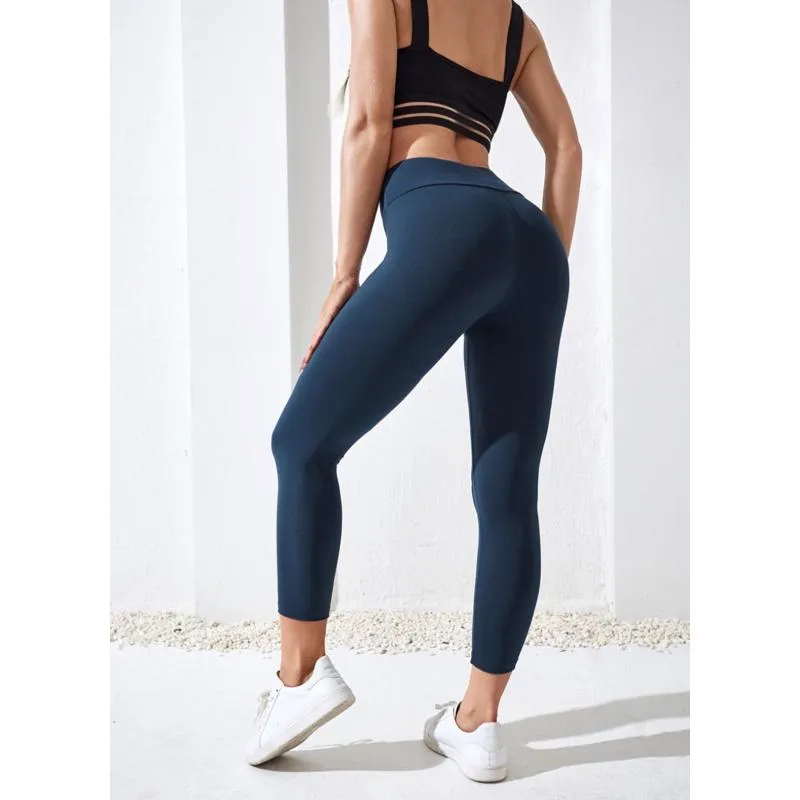 High-Waisted Yoga Tight-Fitting Sports Fitness High Elasticity Running Sports Leggings