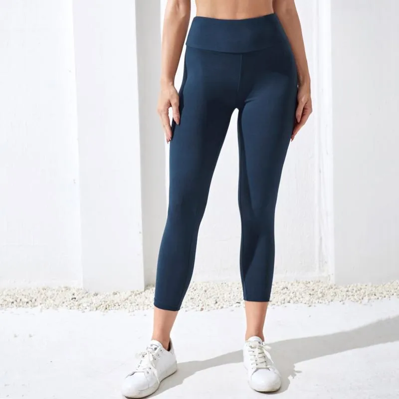 High-Waisted Yoga Tight-Fitting Sports Fitness High Elasticity Running Sports Leggings