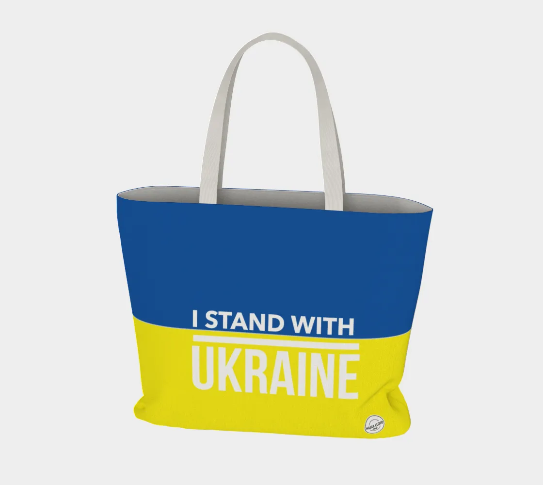 I stand with Ukraine Unisex Tote