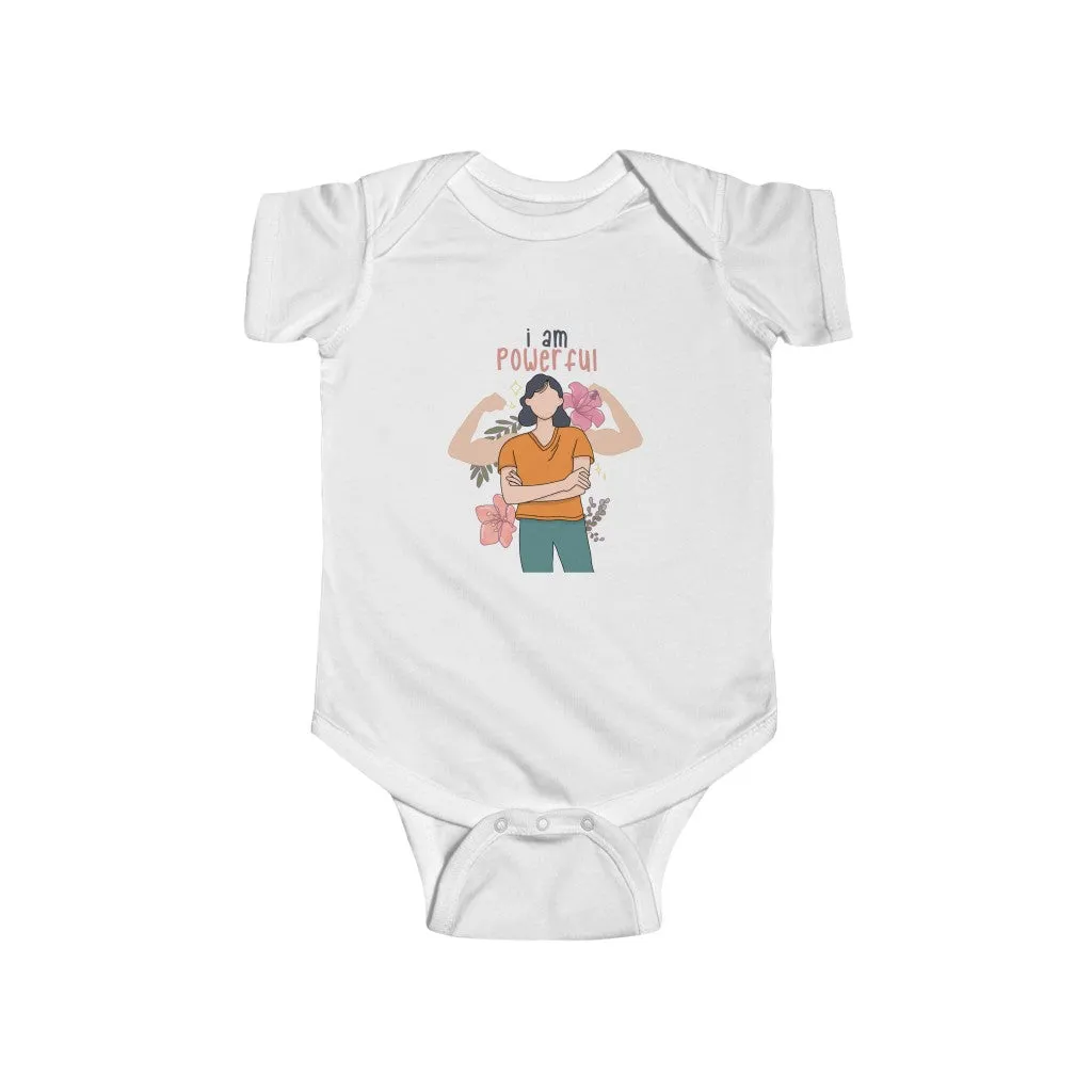 IAC KIDS Clothing Infant Fine Jersey Bodysuit/ I am powerful