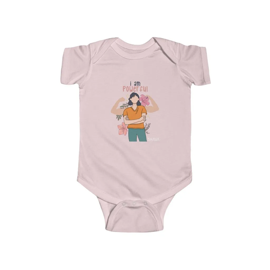 IAC KIDS Clothing Infant Fine Jersey Bodysuit/ I am powerful