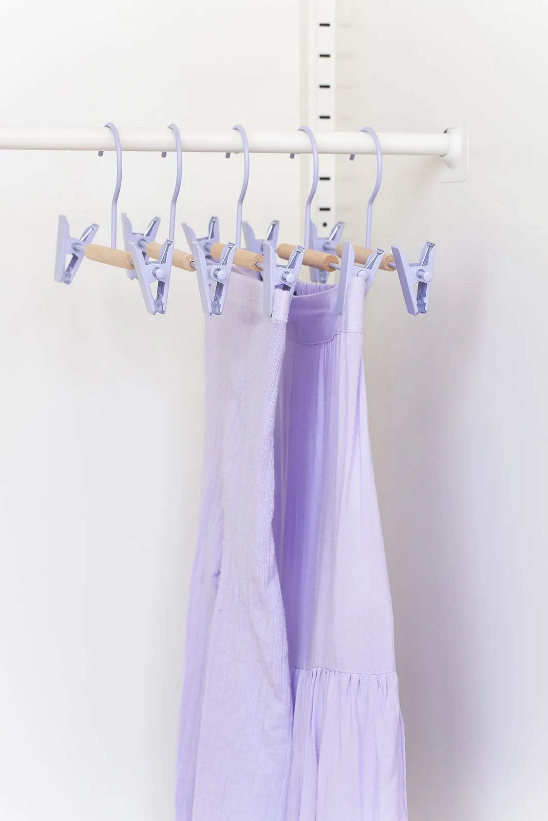 Kids Clip Hangers In Lilac