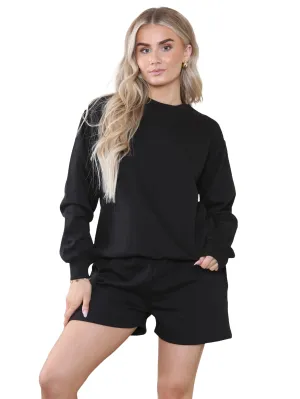 Kruze | Womens Sweatshirt & Shorts Tracksuit Set