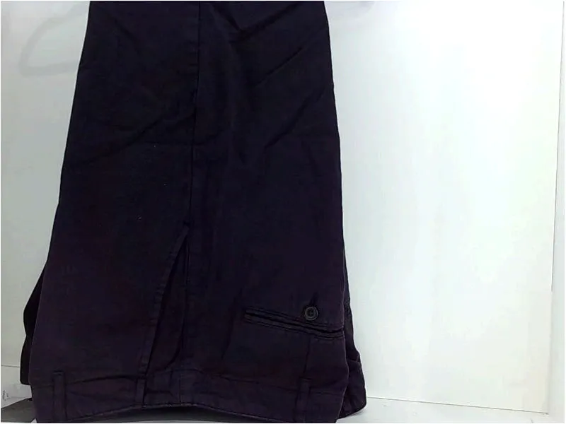 Lafaurie Mens Clarence Pants Regular Zipper Casual Size 44 Navy Blue