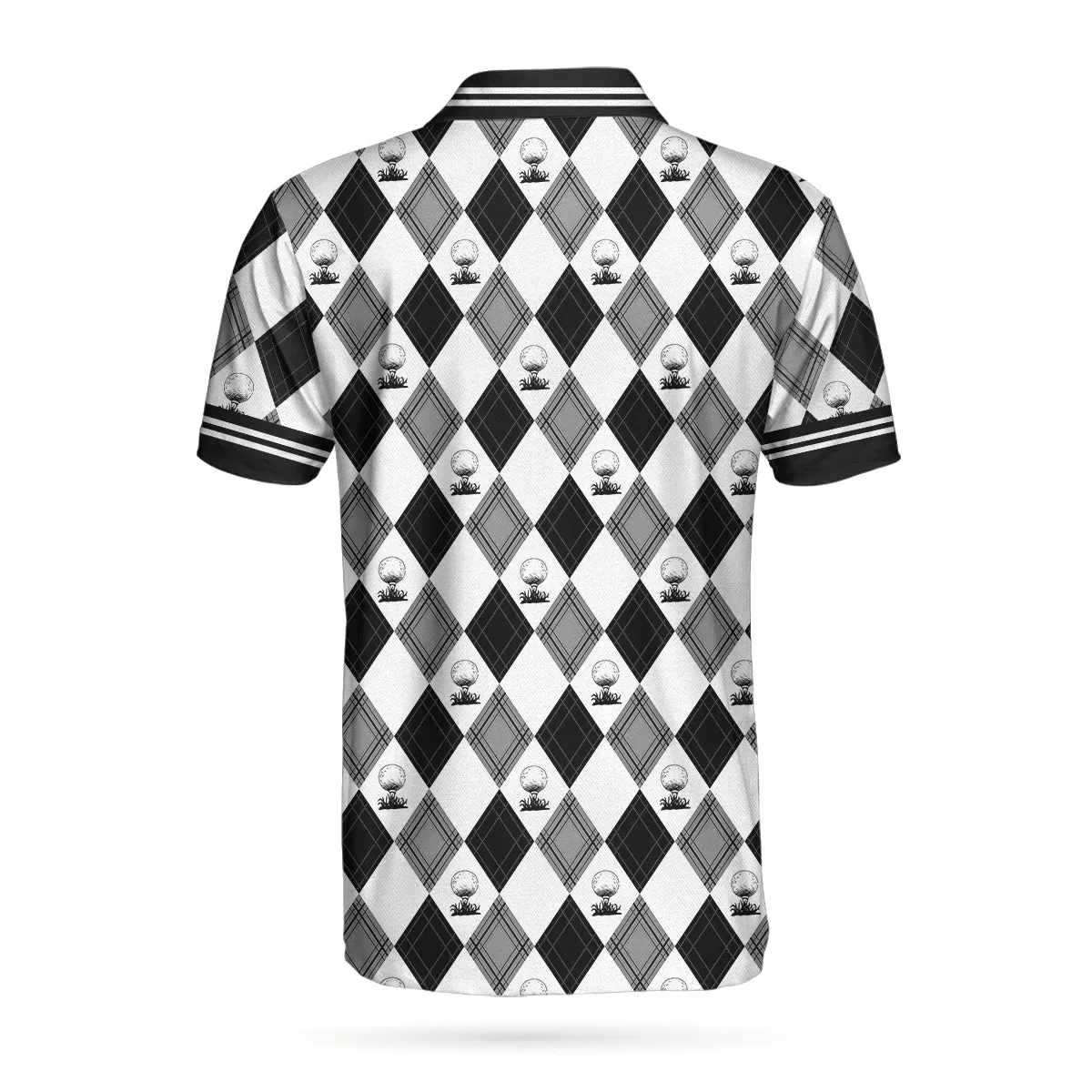 Life Is Full Of Important Choices Golf Polo Shirt, Black And White Golf Pattern Polo Shirt, Best Golf Shirt For Men Coolspod