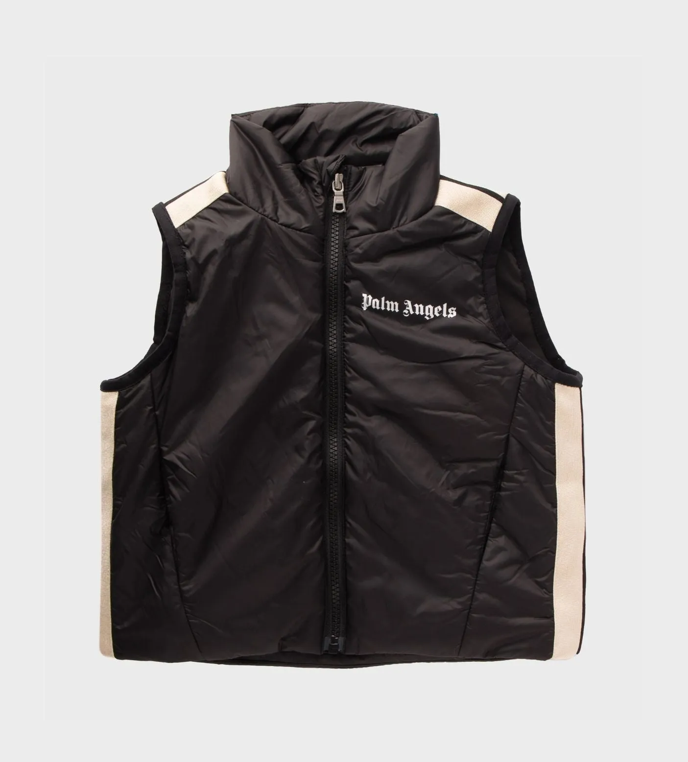 Logo Padded Track Vest Black