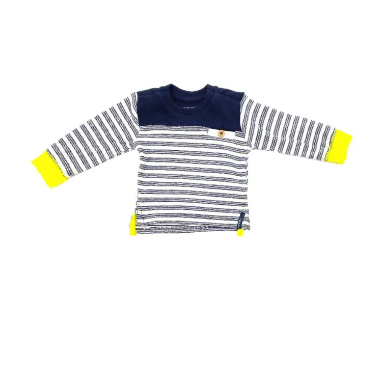 Long Sleeve Tee Ty Stripe, Navy