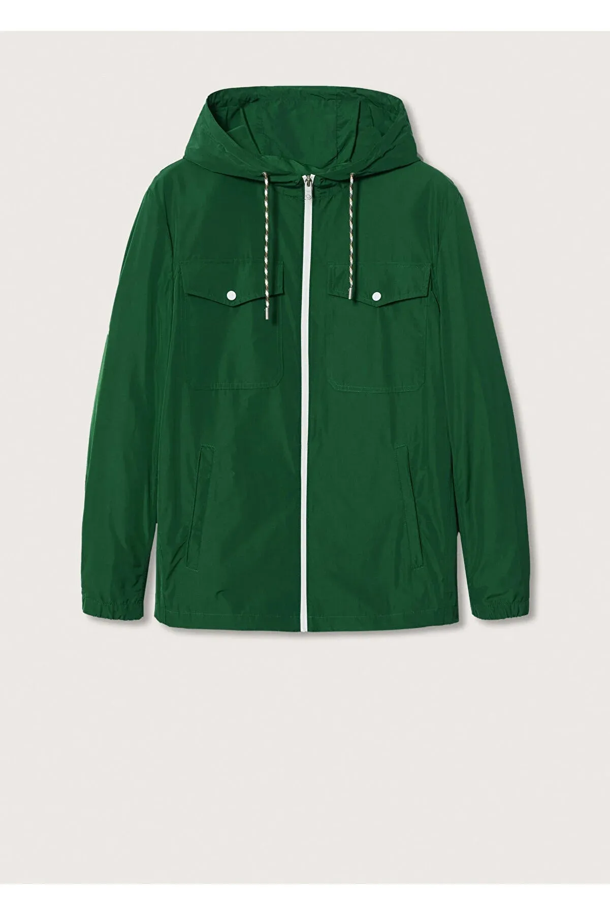 Mango Men's Green Jacket