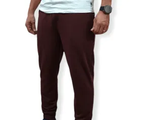 Men Athletic Pants - Burgundy