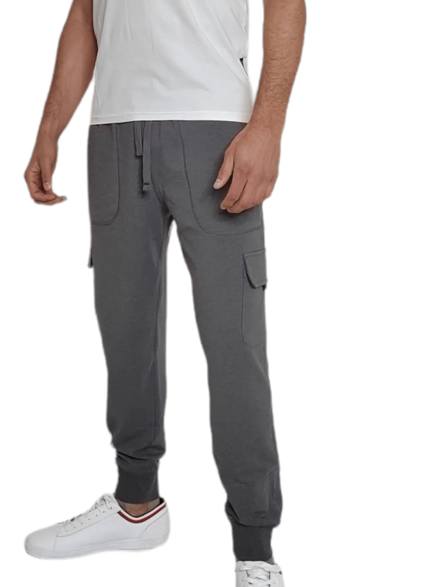 Men (Big Size) - Sports Pants - Grey