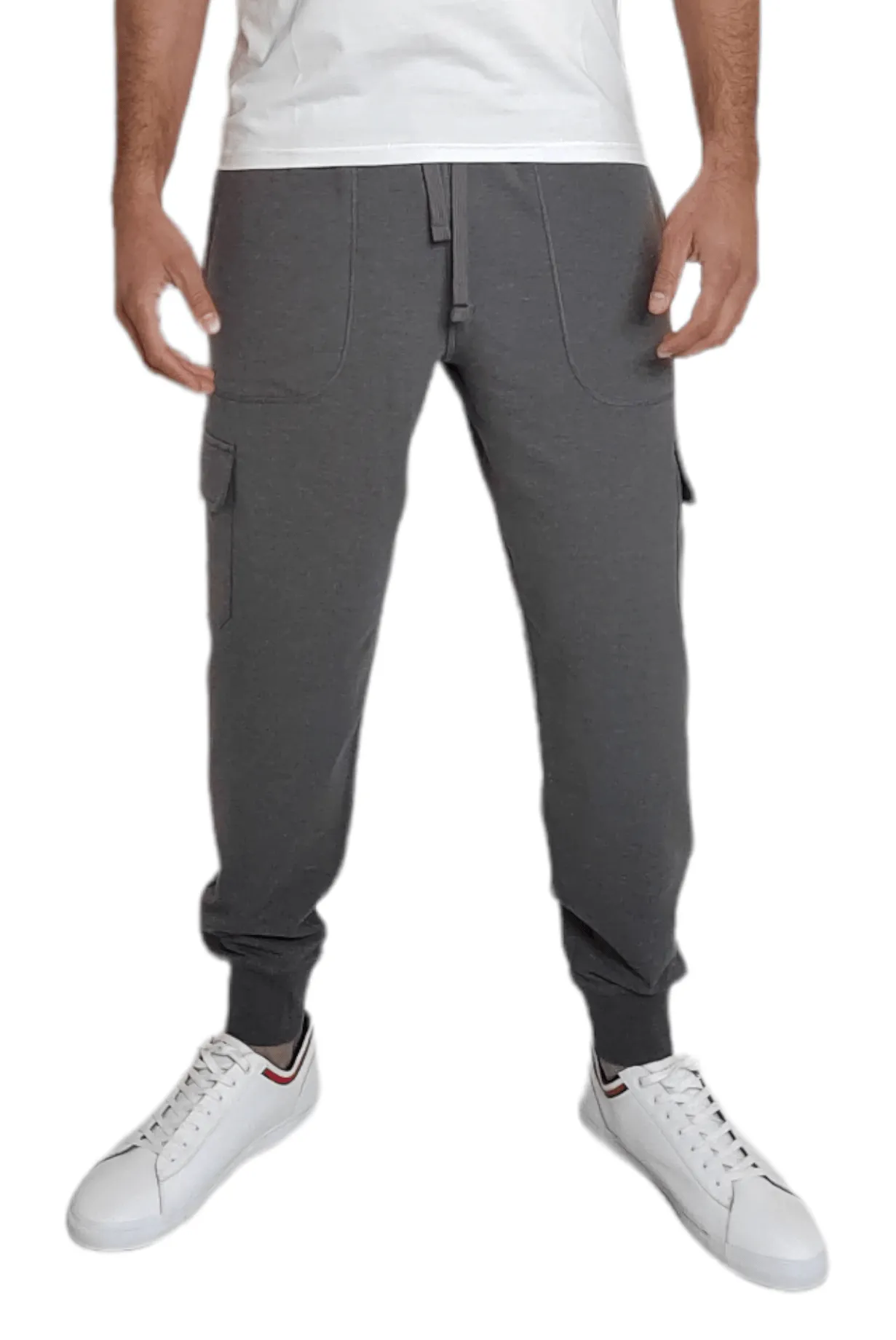 Men (Big Size) - Sports Pants - Grey