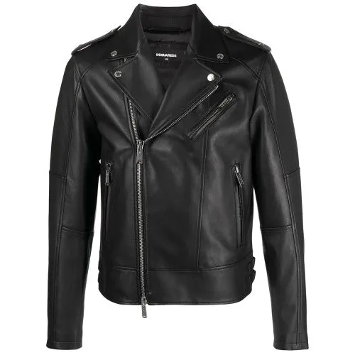 Men Biker Leather Jacket