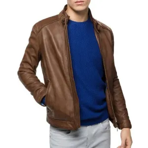 Men Designer Leather Jackets Emprony