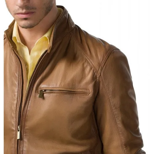 Men Designer Leather Jackets: Marsh