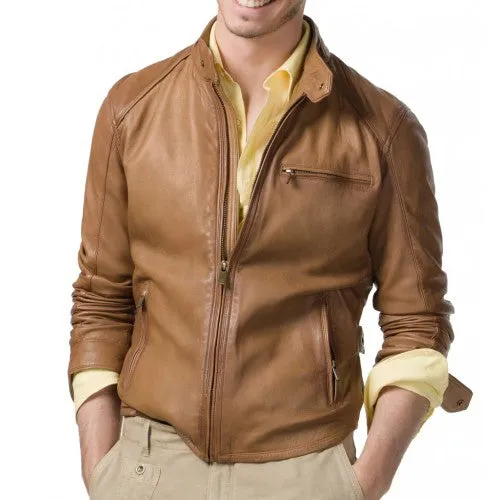 Men Designer Leather Jackets: Marsh