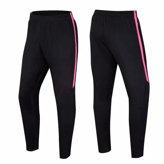 Mens kids Soccer Training Trousers Two Pockets Men Football Pants Outdoor Bottoms Sport Gym Fitness Workout Running Sweatpant 220509