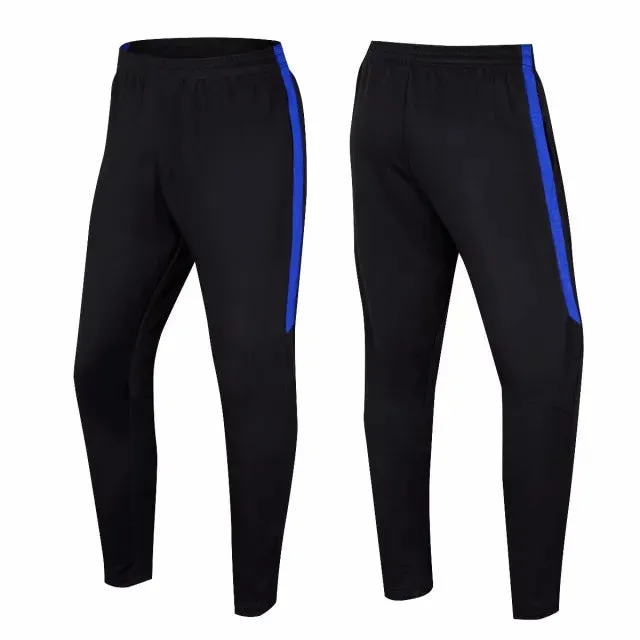 Mens kids Soccer Training Trousers Two Pockets Men Football Pants Outdoor Bottoms Sport Gym Fitness Workout Running Sweatpant 220509