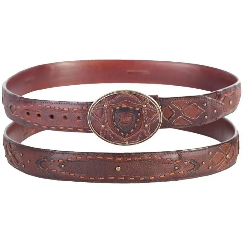 Men's Wild West Genuine Leather Fashion Belt 2C11FE9940