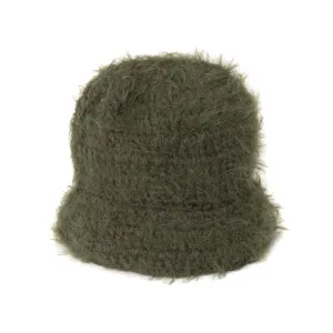 Mohair Forest Green Bucket Hat