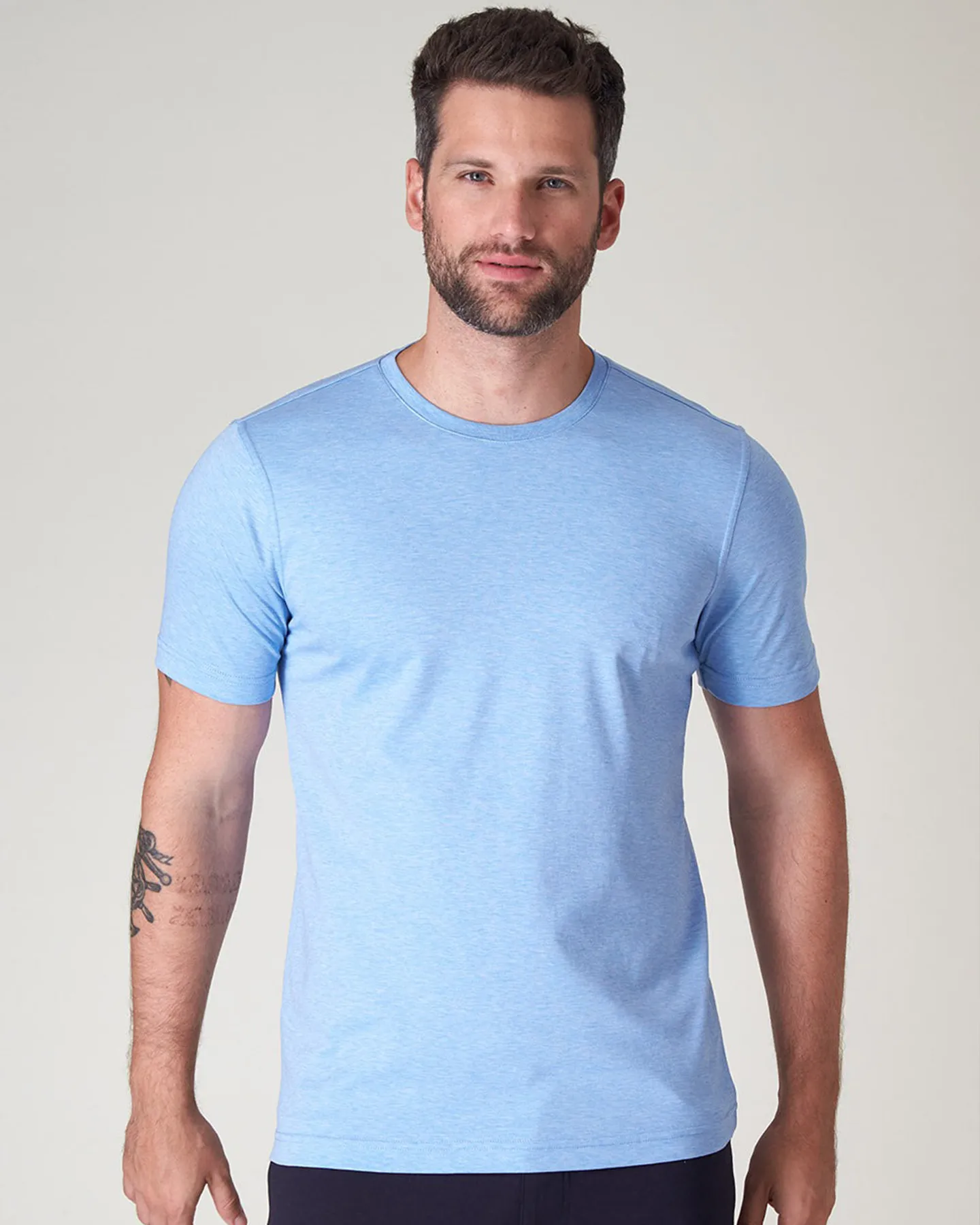 MUST HAVE AQUA CREW NECK T-SHIRT - WATER