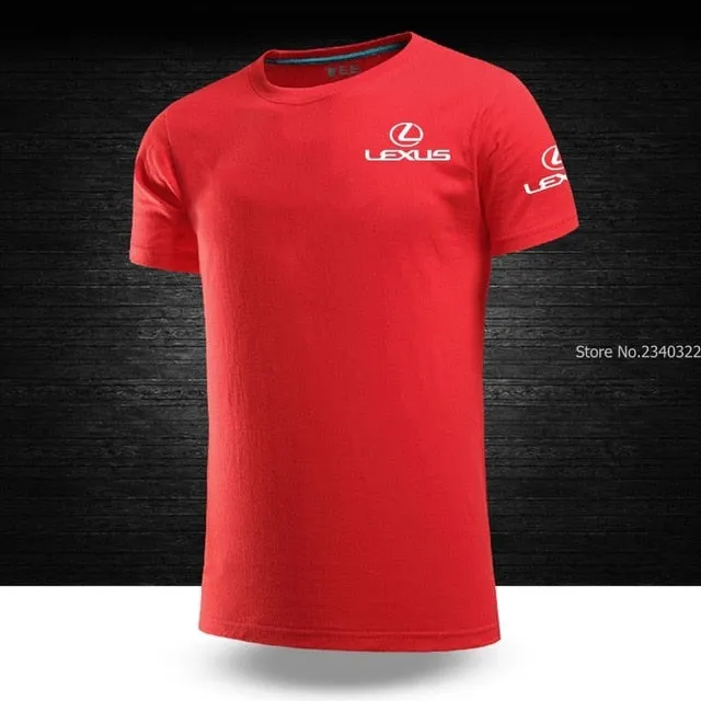 New summer toyota LEXUS T-shirt men and women work short sleeve T shirt