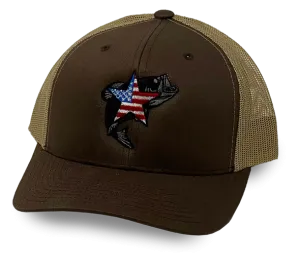 Oil Field Hats Men´s Usa Star Bass Cap