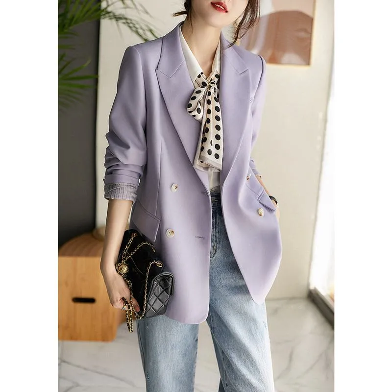 Purple Slimming Chic Blazer