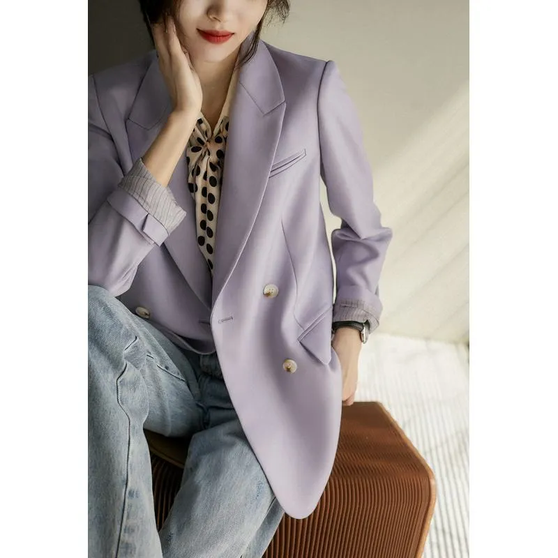 Purple Slimming Chic Blazer