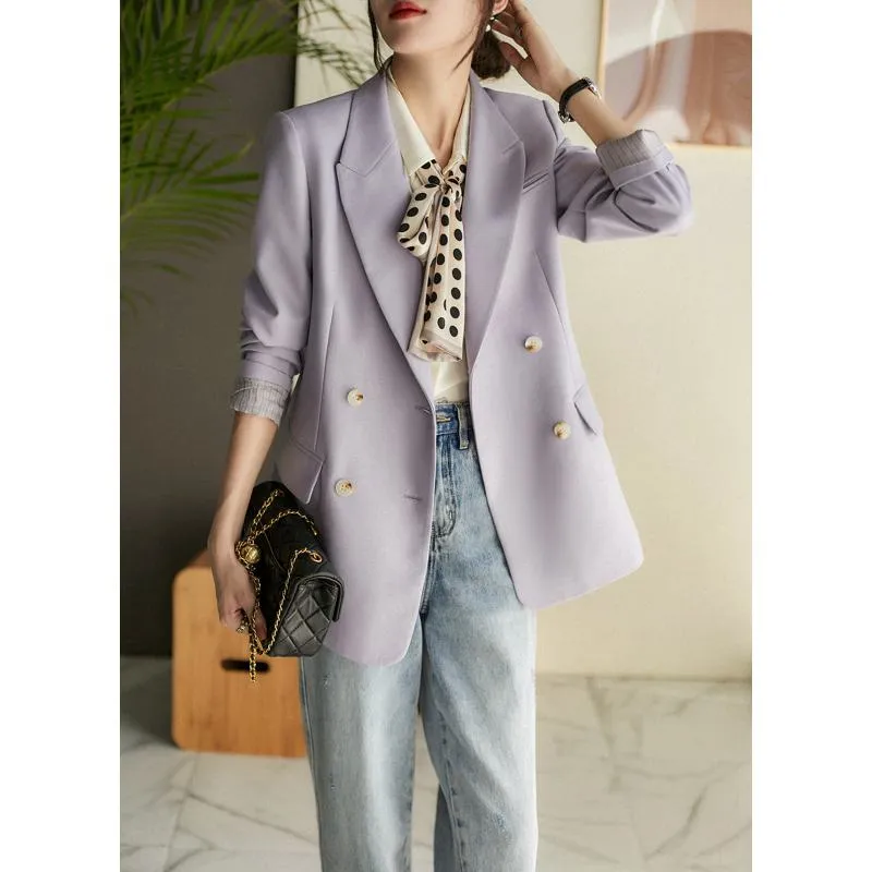 Purple Slimming Chic Blazer