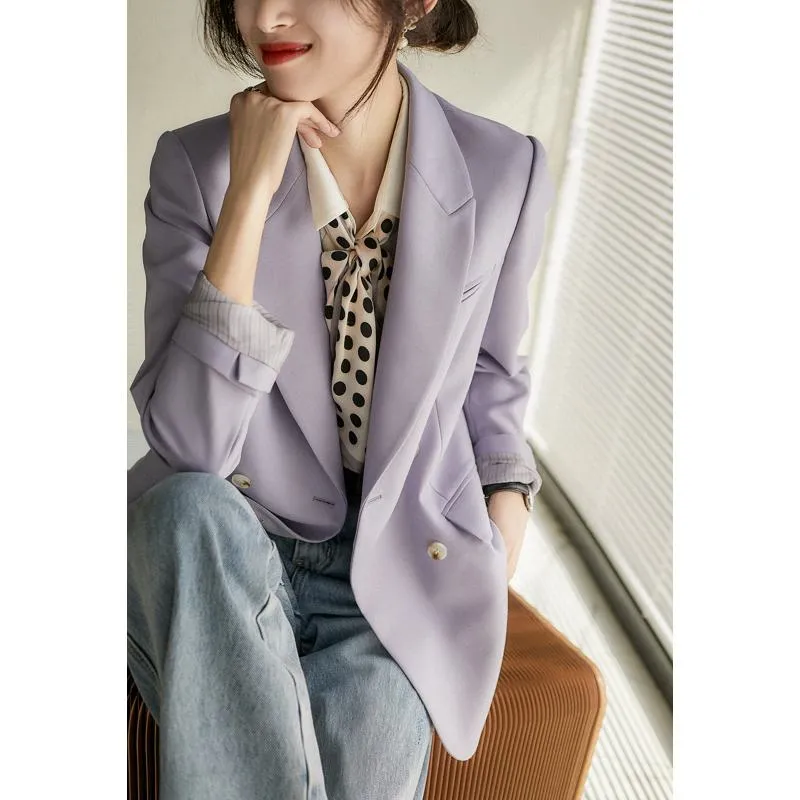 Purple Slimming Chic Blazer