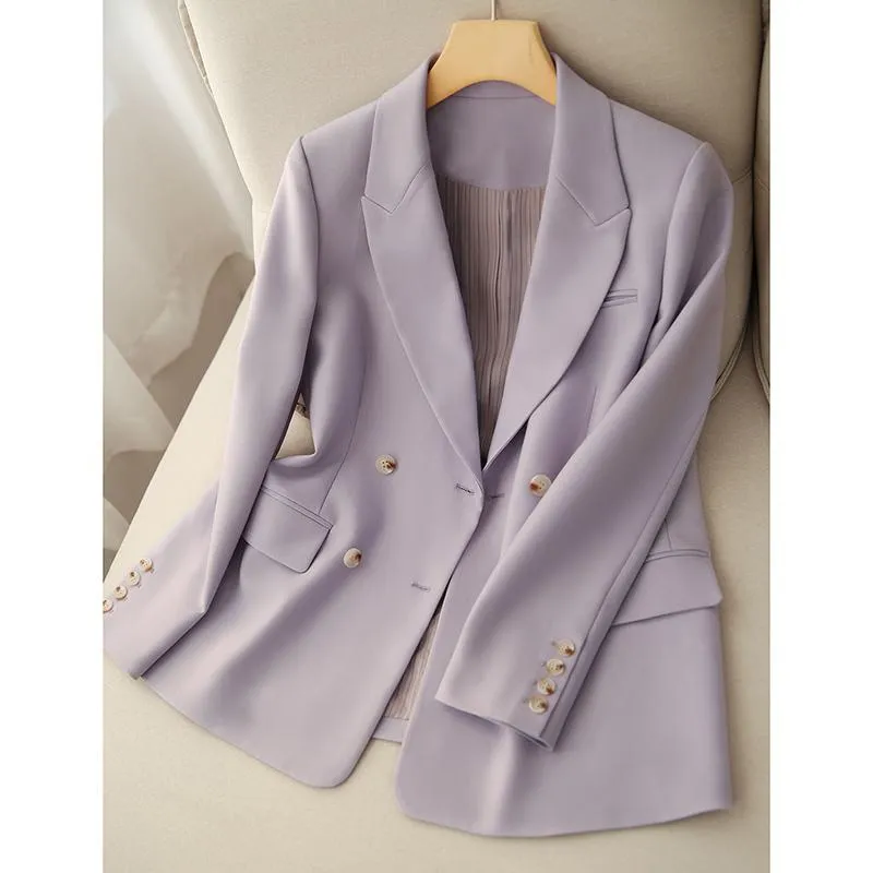 Purple Slimming Chic Blazer