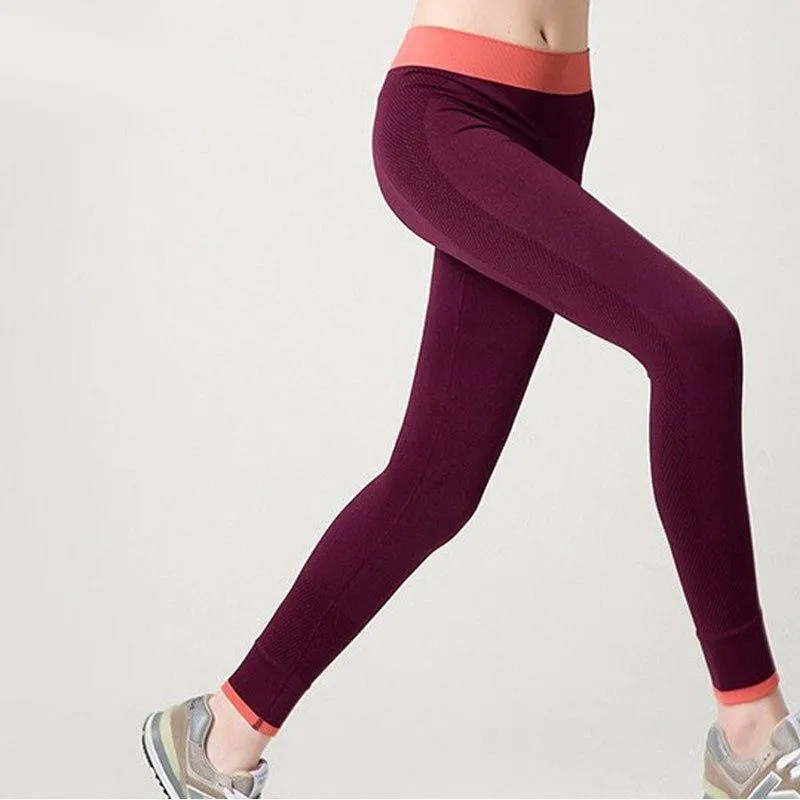 Quick-Drying Three Colors Hip-Hugging Fitness Yoga Sports Tight-Fitting Sports Leggings